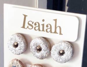 Product thumbnail Removable Donut Wall Personalised Plaques