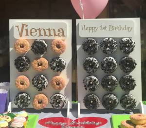 Product thumbnail DOUBLE Bespoke Donut Walls With Removable Personalised Plaque